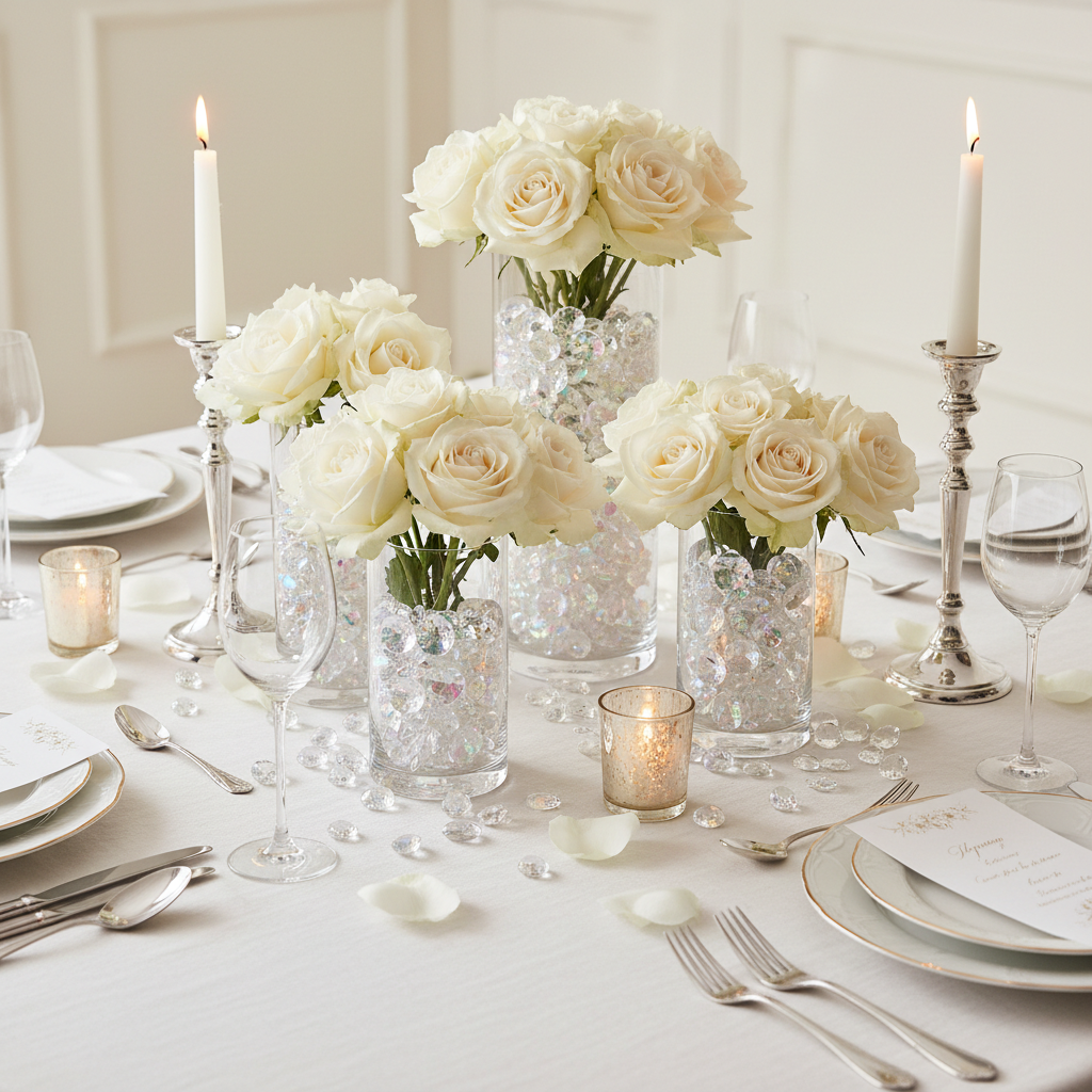 Acrylic Diamond Vase Filler Table Centerpiece Decorations: A Room-by-Room Guide to Styling Every Event Space