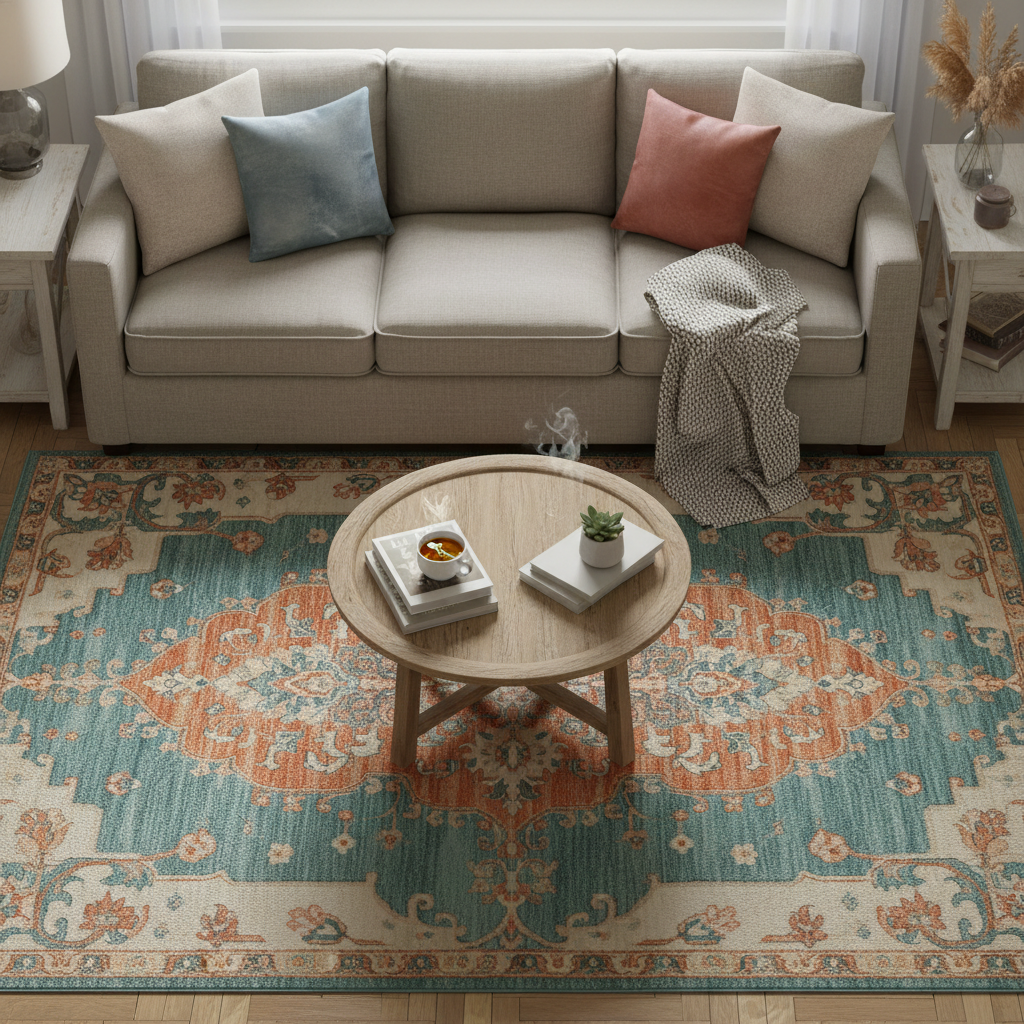 Small Space, Big Impact: How to Use Washable Area Rugs in Your Living Room Decor