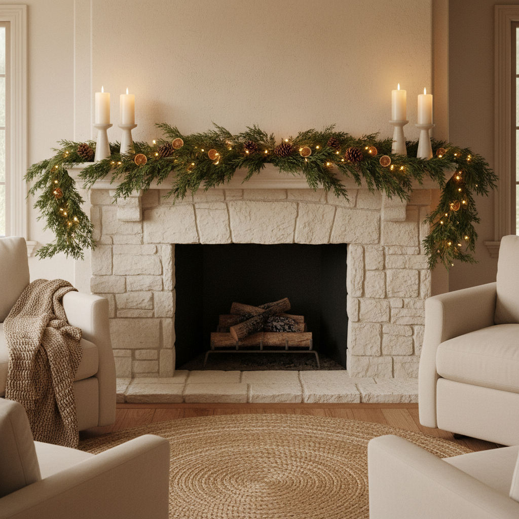 Common Cedar Pine Garland Mantle Fireplace Decoration Myths Debunked: What Interior Stylists Actually Recommend