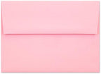A7 Invitation Envelopes - Peel & Press - 24lb Heavy Duty Envelopes for Wedding Baby Shower Birthday Invitations - 5 1/4" x 7 1/4" (Pastel Pink, 25)