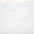 LUXPaper Square Invitation Envelopes | Peel & Press | 8" x 8" | White | 70lb. Text | 50 Qty