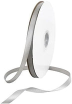 TONIFUL 3/8 Inch x 100yds Silver Satin Ribbon Thin Solid Fabric Ribbons Roll for Gift Wrapping Invitation Floral Hair Balloons Craft Sewing Party Wedding Popsicles Decoration Valentine's Day Bouquet