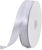 TONIFUL 1 Inch x 100yds White Satin Ribbon, Thin Solid Color Satin Ribbon for Gift Wrapping,Halloween, Hair Bows Making, Wedding Party Decoration, Sewing, Invitation Cards, Floral Bouquets, Christmas