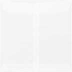 LUXPaper Square Invitation Envelopes | 9 1/2" x 9 1/2" | Clear Translucent | 30lb. Text | 50 Qty