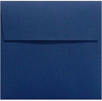 LUXPaper Square Invitation Envelopes | Peel & Press | 7" x 7" | Navy Blue | 80lb. Text | 50 Qty