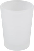WGV Frosted Tea Light Votive Candle Holder 2.2x2.75, Tiny Utility Cylinder Glass Vase, Small Planter Terrarium for Home Accent Decor, 1 Pc