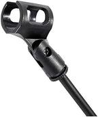 Pyle Dynamic Microphone and Tripod Stand-Height Adjustable from 2.6' to 5.1 Telescoping Boom Arm Mic Length 7.48'' Inch w/Acoustic Pop Filter-Includes 15' ft XLR Cable PMKSM20, Black