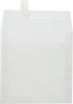 LUXPaper Square Invitation Envelopes | Peel & Press | 6 1/2" x 6 1/2" | Clear Translucent | 30lb. Text | 50 Qty