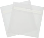 LUXPaper Square Invitation Envelopes | Peel & Press | 7" x 7" | Clear Translucent | 30lb. Text | 50 Qty
