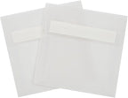 LUXPaper Square Invitation Envelopes | Peel & Press | 5" x 5" | Clear Translucent | 30lb. Text | 50 Qty