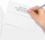 LUXPaper A7 Invitation Envelopes | Peel & Press | 5 1/4" x 7 1/4" | White | 80lb. Text | 100% Recycled | 50 Qty