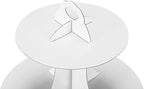 3-Tier Cupcake Stand, Cake Stand holder, Tiered DIY Cupcake Stand Tower for Dessert Table Displays, Birthday Theme Party Favors Decoration, Floral Tea Party, 12" W x 12.8" H, White