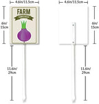 Eveokoki Aluminum Seed & Plant Labels - Plant Markes for Seedlings-Plant Tags for Pots - Garden Signs for Vegetable - Durable Markers for Plants Outdoor Waterproof - Garden Decor for Farmhouse