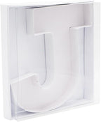 12" Fillable Cardboard Letter Charcuterie Gift Cupcake Box With Cover Sweets Packaging (J)