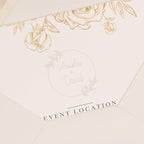 Personalized Wedding Embosser | Custom Made with Initials or Monograms for Couples | Elegant Designs for Stationery, Invitations, Napkins, and More (Design 2)