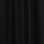 AK TRADING CO. 10 feet x 8 feet IFR Polyester Backdrop Drapes Curtains Panels with Rod Pockets - Wedding Ceremony Party Home Window Decorations - Black