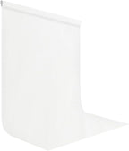 10x20FT Large White Screen Backdrop Photography Backgrounds for Zoom Meeting, Game Live Steaming and Photo Studio Shooting Props