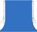 Royal Blue Backdrop, Photo Booth Portrait Photography Backdrops, Studio Blue Screen Backdrop for Photoshoot Streaming Video Shooting, Photo Backdrop 10x20ft