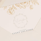 Personalized Wedding Embosser | Custom Made with Initials or Monograms for Couples | Elegant Designs for Stationery, Invitations, Napkins, and More (Design 4)