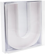12" Fillable Cardboard Letter Charcuterie Gift Cupcake Box With Cover Sweets Packaging (U)