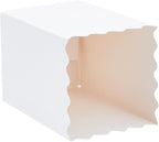 Juvale 100 Pack Mini Popcorn Boxes for Party, Bulk White Popcorn Containers for Movie Night Decorations (3 x 4 In) - Carnival Decor