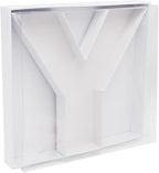 12" Fillable Cardboard Letter Charcuterie Gift Cupcake Box With Cover Sweets Packaging (Y)