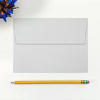 LUXPaper A7 Invitation Envelopes | Peel & Press | 5 1/4" x 7 1/4" | Gray | 80lb. Text | 100% Cotton | 250 Qty