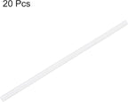 uxcell 20pcs Hot Glue Sticks for Glue Gun 7mm/0.28-inch x 8-inch Mini Hot Melt Adhesive Glue Stick White
