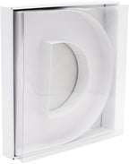 12" Fillable Cardboard Letter Charcuterie Gift Cupcake Box With Cover Sweets Packaging (D)