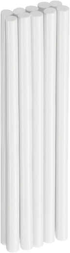 HARFINGTON 10pcs Hot Glue Sticks 0.28" Dia x 5.91" Long EVA Mini Hot Melt Adhesive Glue Stick for Hot Melt Gun Wood Plastic Glass Flowers Fabrics Foam, White