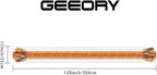GEEORY Fall Watercolor Trees & Maple Leaves Striped Table Runner 13x120 Inch, Rustic Farmhouse Autumn Thanksgiving Decor for Kitchen, Dining, Indoor/Outdoor Holiday Dinner Party Orange GT157-120