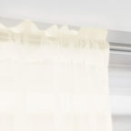 Window Beige Sheer Curtains 60 Inches Width 72 Inches Long 2 Panels Sheer Curtains Clear Curtains Basic Rod Pocket Panel for Home/Living Room/Bedroom/Kids Room