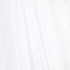 White Elegant Arch Draping Fabric Outdoor 1 Panel 29" × 20Ft Sheer Chiffon Curtain Drapes for Fall Wedding Ceremony Birthday Party Garden Brunch