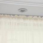 Window Beige Sheer Curtains 84 Inches Long 2 Panels Sheer Curtain Basic Rod Pocket Panel for Bedroom Children Living Room Yard Kitchen (Beige, 52" W x 84" L | 2 pcs)