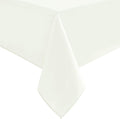 Hiasan Ivory Tablecloth for Rectangle Tables - Waterproof and Spillproof Washable Fabric Table Cloth for Dining Room Kitchen Party, 60 x 84 Inch