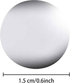 Silver Foil Confetti,Round Dots Glitter Table Confetti,Sparkling for Party Decorations(1.76 OZ)