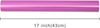 Garbendy Purple Wrapping Paper - Solid Color Metallic Sparkle Paper Perfect for Birthday, Wedding, Baby Shower, Party - 17 Inch X 33 Feet