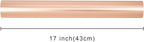 Garbendy Rose Gold Wrapping Paper Roll - Solid Color Metallic Paper Perfect for Birthday, Wedding, Baby Shower, Party - 17 Inch X 33 Feet