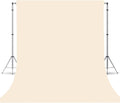 Cream Photography Backdrop for Photoshoot, Photo Backdrop Curtain, Perfect Cream Backdrops for Party Portrait Photoshoots Video Studio 10FTx10FT