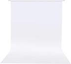 HEMMOTOP Photo Backdrop Curtains, 5x6.56 ft White Backdrop for Photoshoot, White Photography Seamless Backdrops Background for Easter, Birthday Party, Halloween, Photo, Projector Screen (150x200 cm)