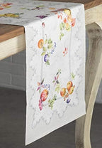 Maison d' Hermine Table Runner 100% Cotton Single Layer Table Runners 108 inches Long for Thanksgiving Christmas Decorations Home Kitchen Dining Party Wedding (Fruit D'Hiver, 14.5" x 108")