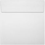 LUXPaper Square Invitation Envelopes | Peel & Press | 6" x 6" | Bright White | 70lb. Text | 50 Qty