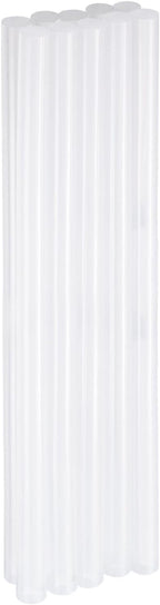 HARFINGTON 10pcs Hot Glue Sticks 0.43" Dia x 10.63" Long EVA Mini Hot Melt Adhesive Glue Stick for Hot Melt Gun Wood Plastic Glass Flowers Fabrics Foam, Clear