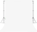 White Photography Backdrop for Photoshoot, Photo Backdrop Curtain, White Backdrops for Party Portrait Photoshoots Video Studio 6FTx9FT