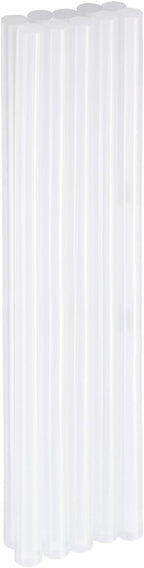 HARFINGTON 10pcs Hot Glue Sticks 0.43" Dia x 11.81" Long EVA Mini Hot Melt Adhesive Glue Stick for Hot Melt Gun Wood Plastic Glass Flowers Fabrics Foam, Clear