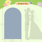 Wedding Arch Cover Dusty Blue 6FT Arch Backdrop Cover Spandex Covers for Arch Wall Panels Chiara Backdrop Cover Baby Shower Balloon Party Decorations