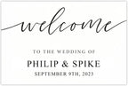 Wedding Welcome Sign - Welcome To The Wedding Sign - Personalized Wedding Sign - Wedding Décor