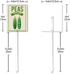 Eveokoki Aluminum Seed & Plant Labels - Plant Markes for Seedlings-Plant Tags for Pots - Garden Signs for Vegetable - Durable Markers for Plants Outdoor Waterproof - Garden Decor for Farmhouse
