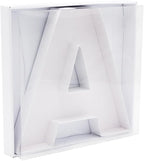 12" Fillable Cardboard Letter Charcuterie Gift Cupcake Box With Cover Sweets Packaging (A)