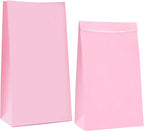 Oletx 30-Pack Pink Party Favor Paper Bags for Birthday,Treat,Goodie, Candy, Paper Lunch Bags, Babyshower,Valentine's Day,Mother's Day